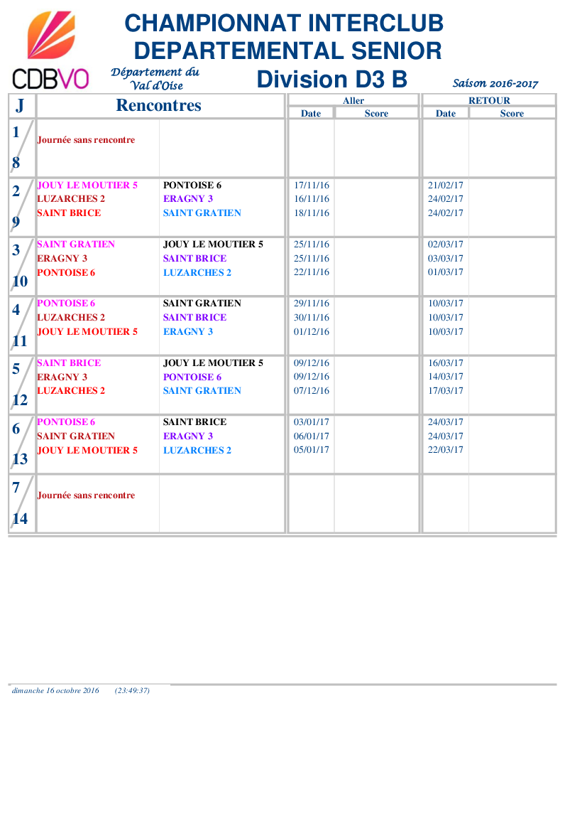 Calendrier